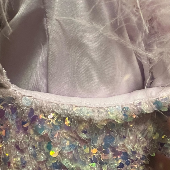 Crystal Doll Pink Sequin Dress Large - Picture 17 of 17